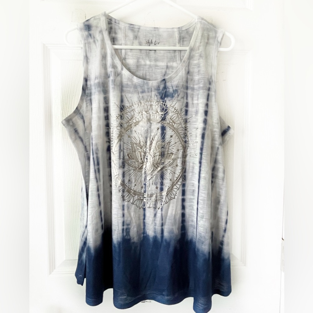 Style & Co‎  Blue Women’s Tan Top Sz XL